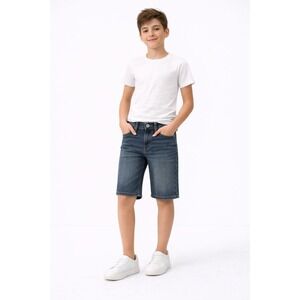 NWT Levi Strauss 510 Skinny Short Kids Size 12 Blue Denim Adjustable Waistband